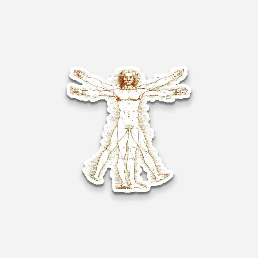 Vitruvian Man Sticker - Sticker | My Turtle